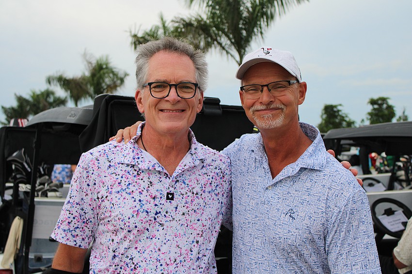 John Potocko and Tim Robins are neighbors who live five minutes away from the country club and golf every week or two together.
