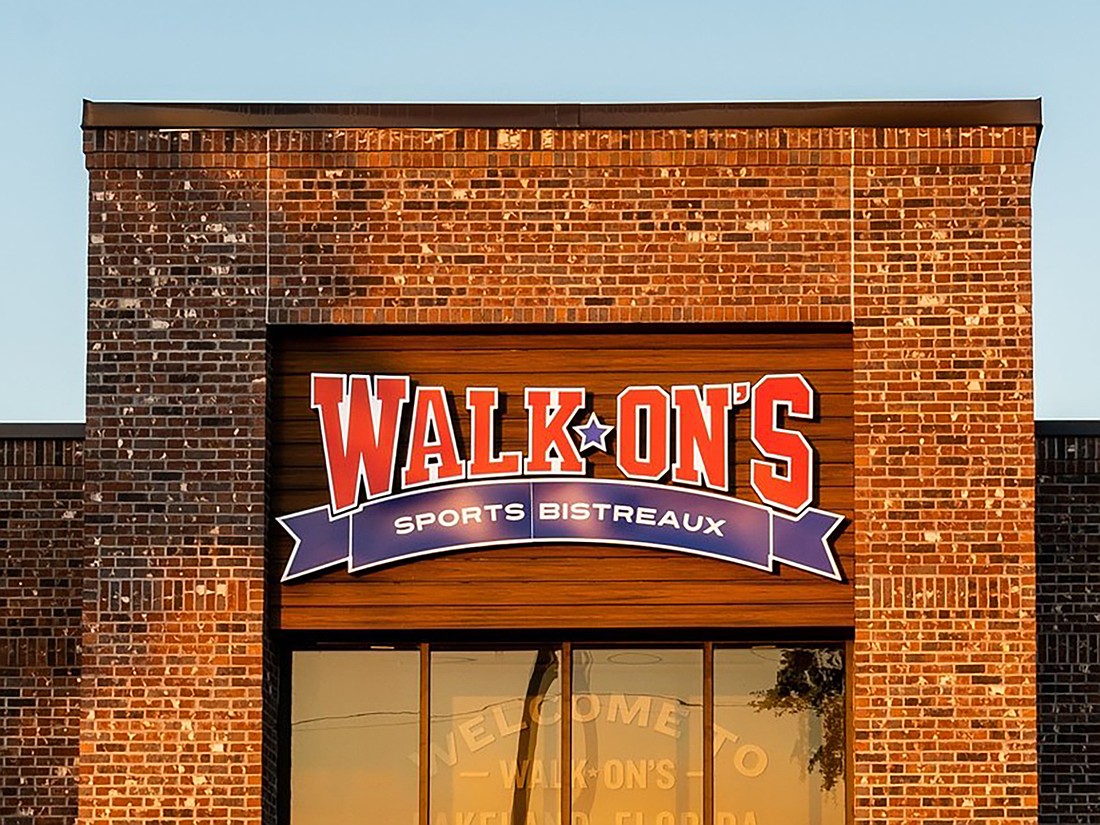 Walk-On’s Sports Bistreaux is in development in The Pavilion at Durbin Park at 495 Durbin Pavilion Drive.