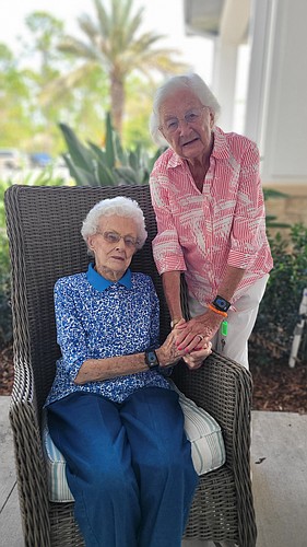 Dorothy "Dee" Hardeman and Mary Wilson will be be crowned "Paradise Pointe Royalty for the Day" on Monday. Courtesy photo