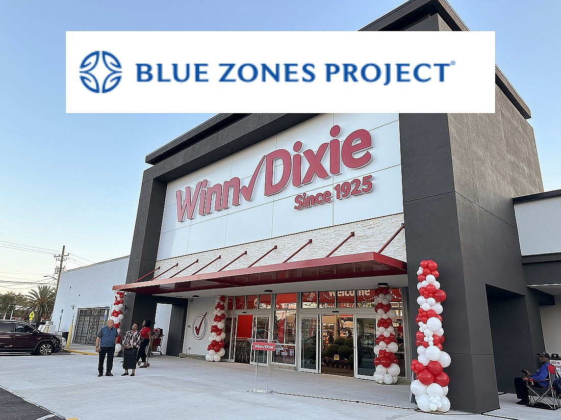 Blue Zones Project Jacksonville has designated three Winn-Dixie stores as approved grocery retailers.