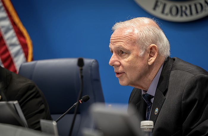 District 5 Commissioner Bob McCann votes against approving Manatee County's FY2026 budget.