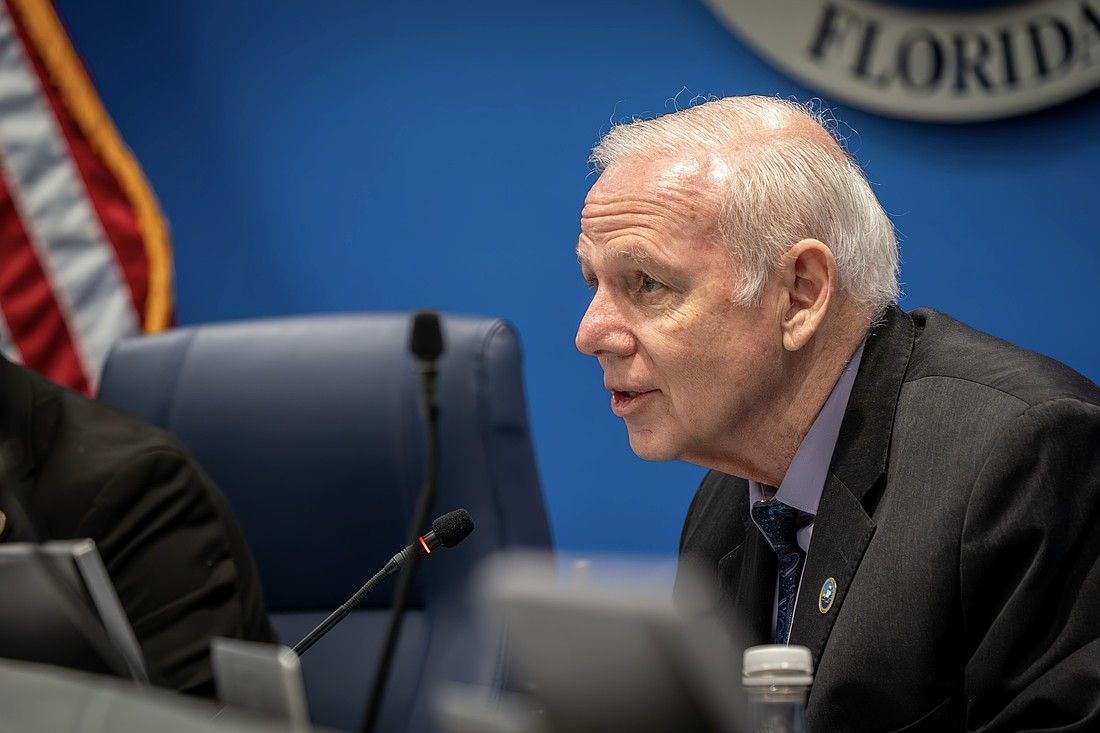 District 5 Commissioner Bob McCann votes against approving Manatee County's FY2026 budget.