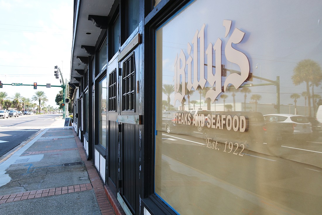 Billy's Tap Room is on track to reopen later this fall. Photo by Jarleene Almenas