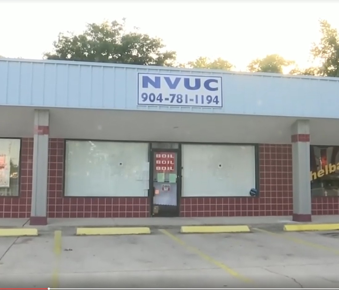 The Normandy Village Utility Co-Op office at 8081 Normandy Blvd. No. 2 is shown in this News4Jax.com image from 2020 when customers were having issues with their water.