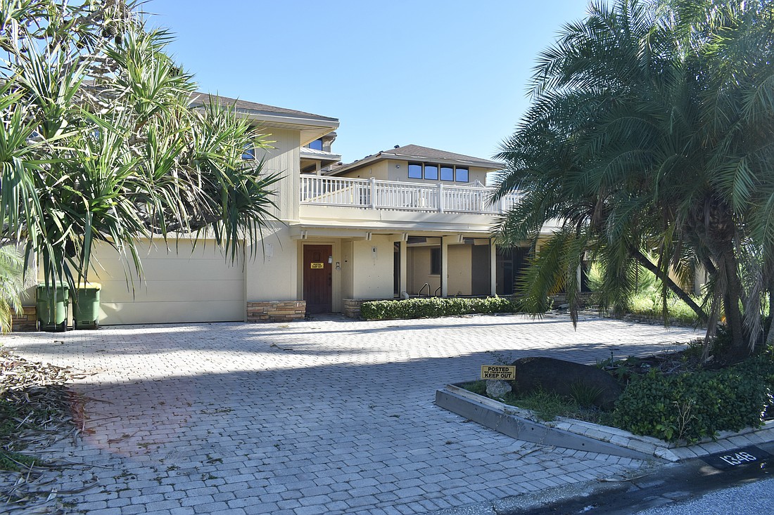 The home at 1348 Harbor Drive was built in 1957 and has five bedrooms, five baths, a pool and 6,946 square feet of living area.
