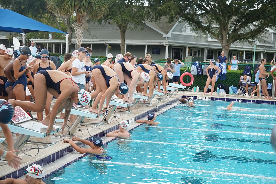 Windermere Prep has swim lanes on campus that allow the team to practice and host meets.