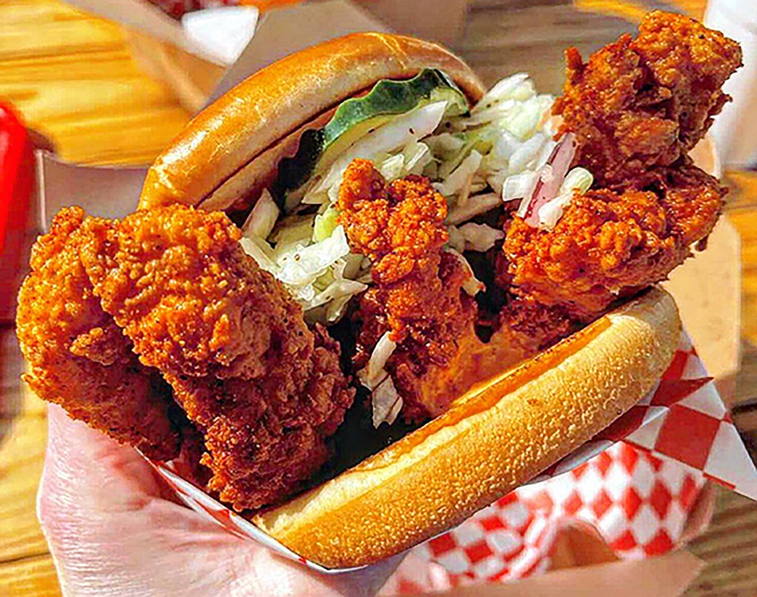The Sando will be offered at JAM Hot Chicken's new location in Plant Street Market.