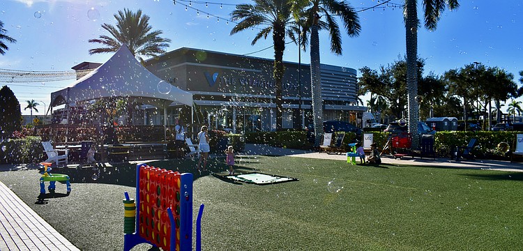 The Green at UTC is filled with bubbles and games every fourth Wednesday of the month for the UTC Kids Club.