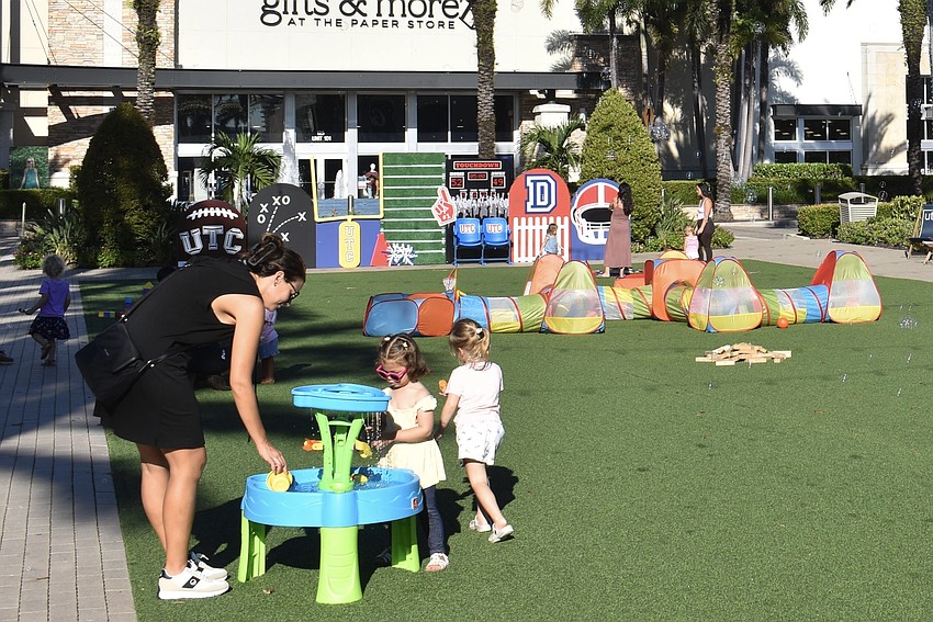 There are 10 play stations set up each month.