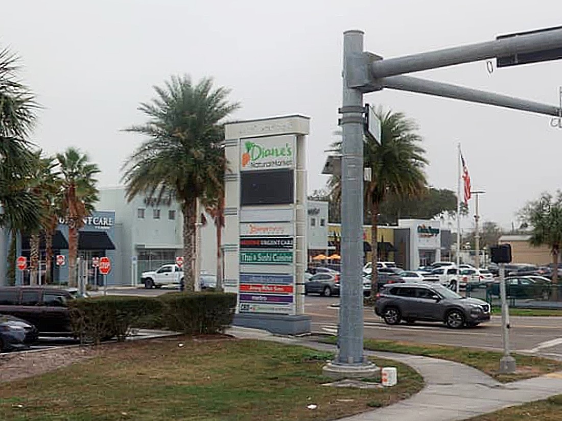 The Diane’s Marketplace shopping center in St. Augustine at 833 S. Ponce de Leon Blvd.
