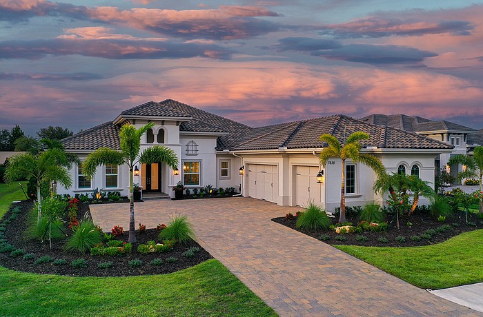 This Lake Club home at 7838 Bowspirit Way sold for $2.3. million. Built in
2023, it has four bedrooms, four baths, a pool and 3,734 square feet of living area.