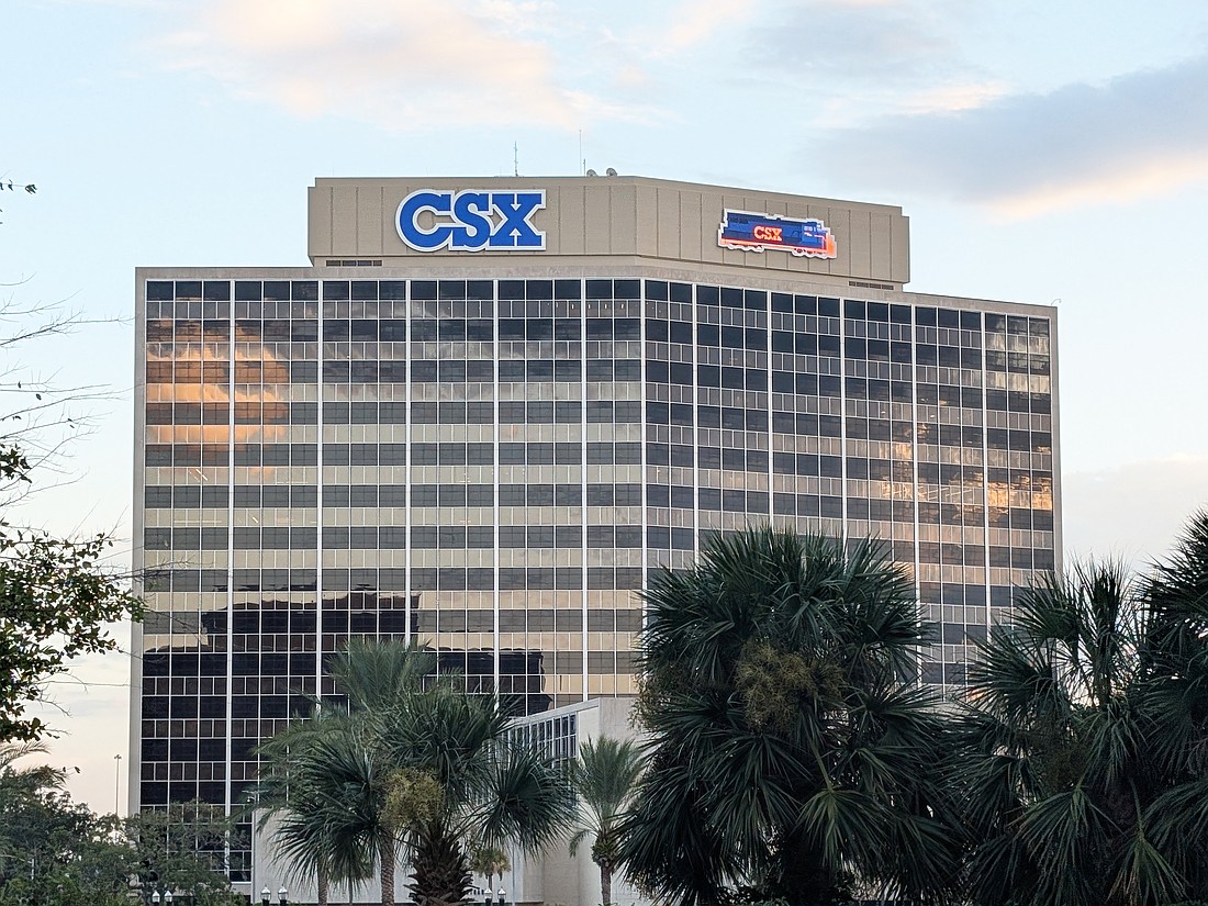 CSX Corp. headquarters at 500 Water St. in Downtown Jacksonville.