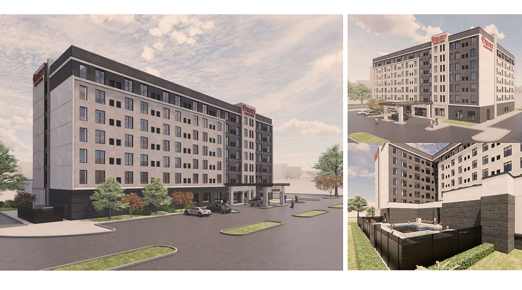 A rendering of the proposed Drury Plaza Hotel for 2600 W. International Speedway Blvd. Image from Daytona Beach Planning Board meeting documents