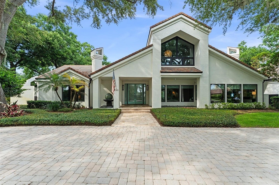 The home at 9743 Chestnut Ridge Drive, Windermere, sold Sept. 26, for $3,250,000. It was the largest transaction in Windermere from Sept. 22 to 29. The sellers were represented by Carey Sheffield, Isleworth Realty LLC.