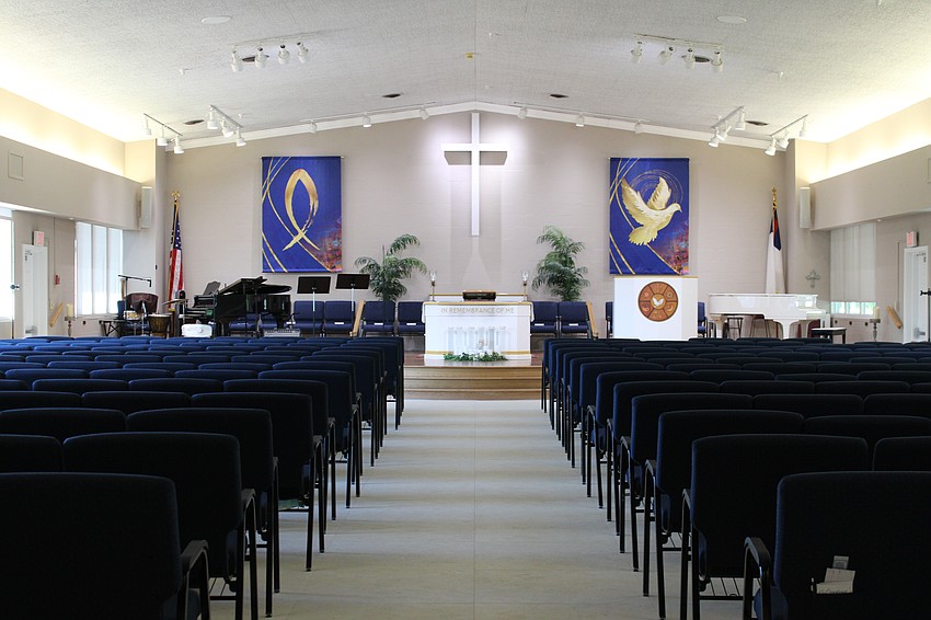 Longboat Island Chapel underwent a complete renovation to recover from hurricane damage before welcoming The Paradise Center.