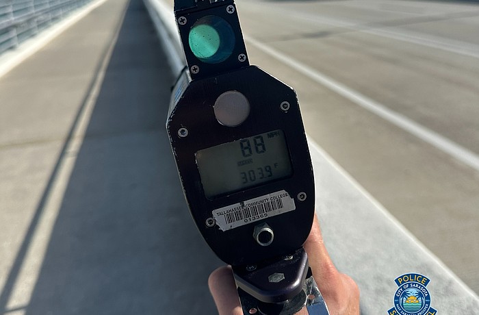 A driver was measured at 88 mph over the Ringling Bridge, which has a 35 mph, leading to their arrest, according to the Sarasota Police Department.