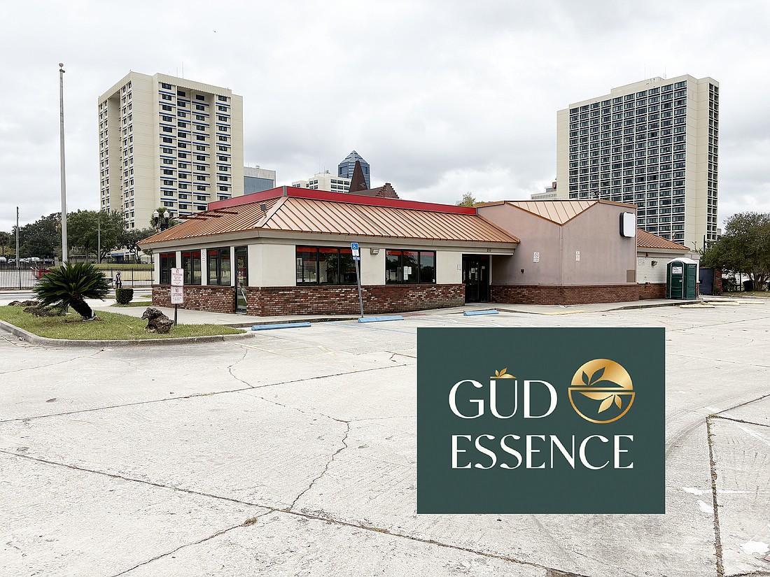 GŪD Essence, a cannabis products retailer from Miami, is planned at the former Burger King at 210 E. State St. in Downtown Jacksonville.