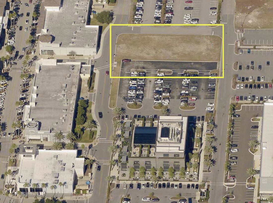 St. Johns Town Center wants to add 71 parking spaces on a vacant lot east of the Lululemon sportswear store and north of RH.