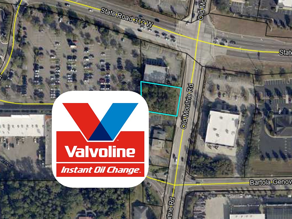Valvoline Instant Oil Change is planned at 1901 Old Moultrie Road west of U.S. 1 and south of Florida 312 at Riverside Center.