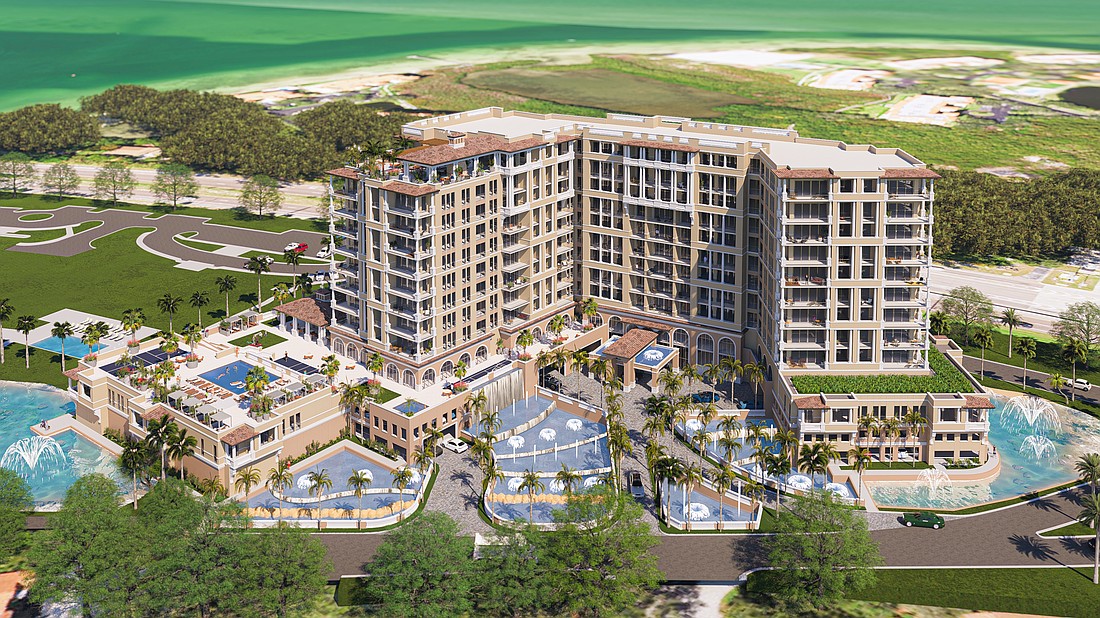 A developer has filed plans for Marina Bay Residence, a 12-story luxury condominium tower in St. Petersburg.