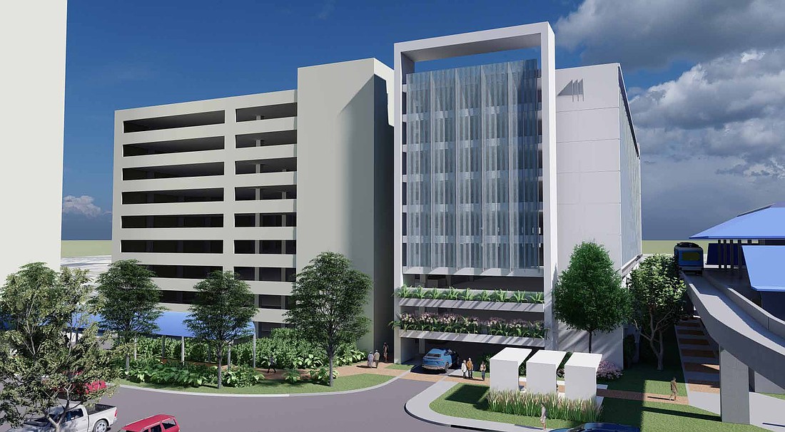 Amkin Hogan LLC can build its parking lot addition Downtown at 298 W. Bay St.