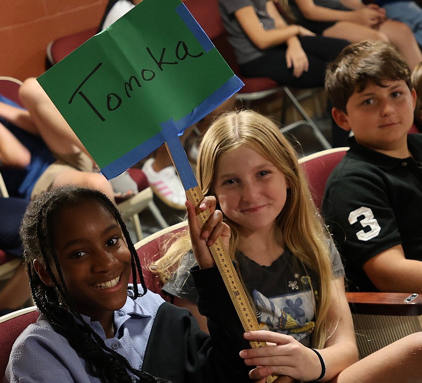 Tomoka Elementary students attend the Young People's Concert on Tuesday, Sept. 23. Courtesy photo