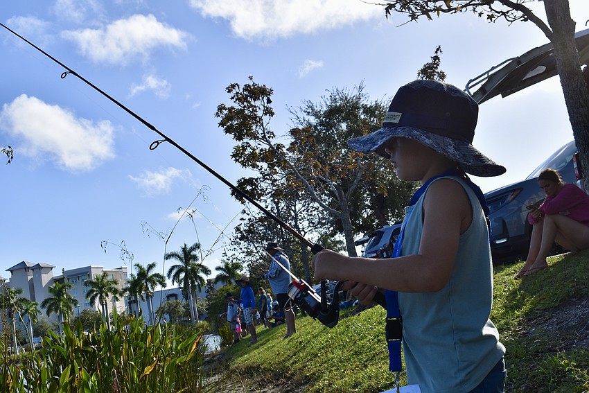Mill Creek's Arrow Schmidt, 6, is new to the area. He moved from Pennsylvania three weeks ago.