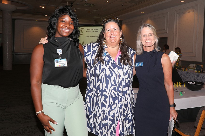 Shakema Stout, Jennifer Ourednik and Candice McLeod