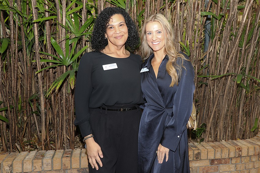 Angela De La Rosa and Alyssa Simmons attend Pathways to Resilience Lunch and Learn on Oct. 1 at Michael's On East.