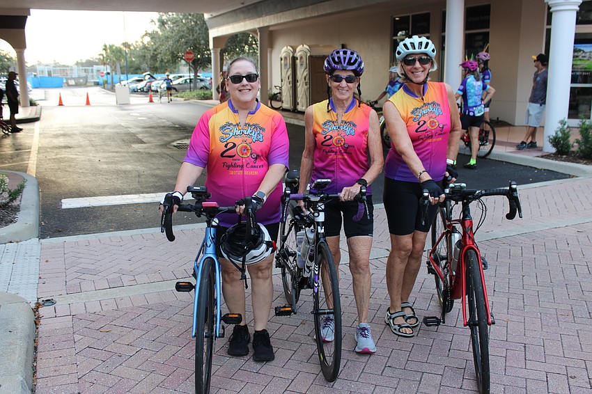 Alisa Ousley, Gail Hardy and Katherine Hinsch came from Lakeland. Hardy says 