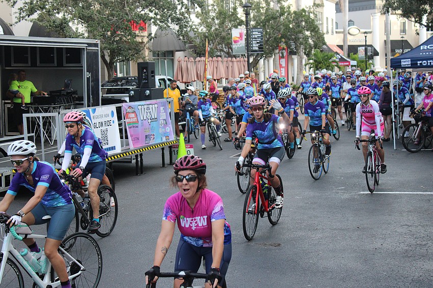 Those who rode in the Women on Wheels Ride Oct. 5 were supporting the nonprofit Selah Freedom, an anti-human trafficking organization.