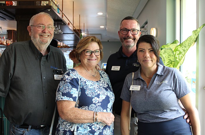 Jack Dean, left, of Jack Dean Flooring is among the three nominees up for a lifetime achievement awards at this year's Longboat Key Chamber of Commerce Awards.