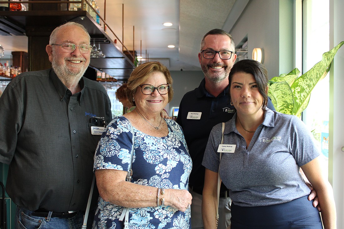 Jack Dean, left, of Jack Dean Flooring is among the three nominees up for a lifetime achievement awards at this year's Longboat Key Chamber of Commerce Awards.