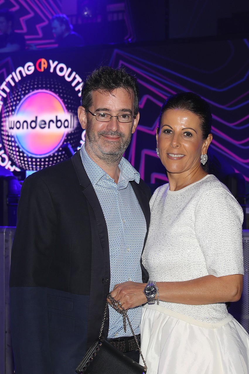 Jeffrey and Malika Apple attend Wonderball 2025 held at Circus Arts Conservatory on Oct.4.