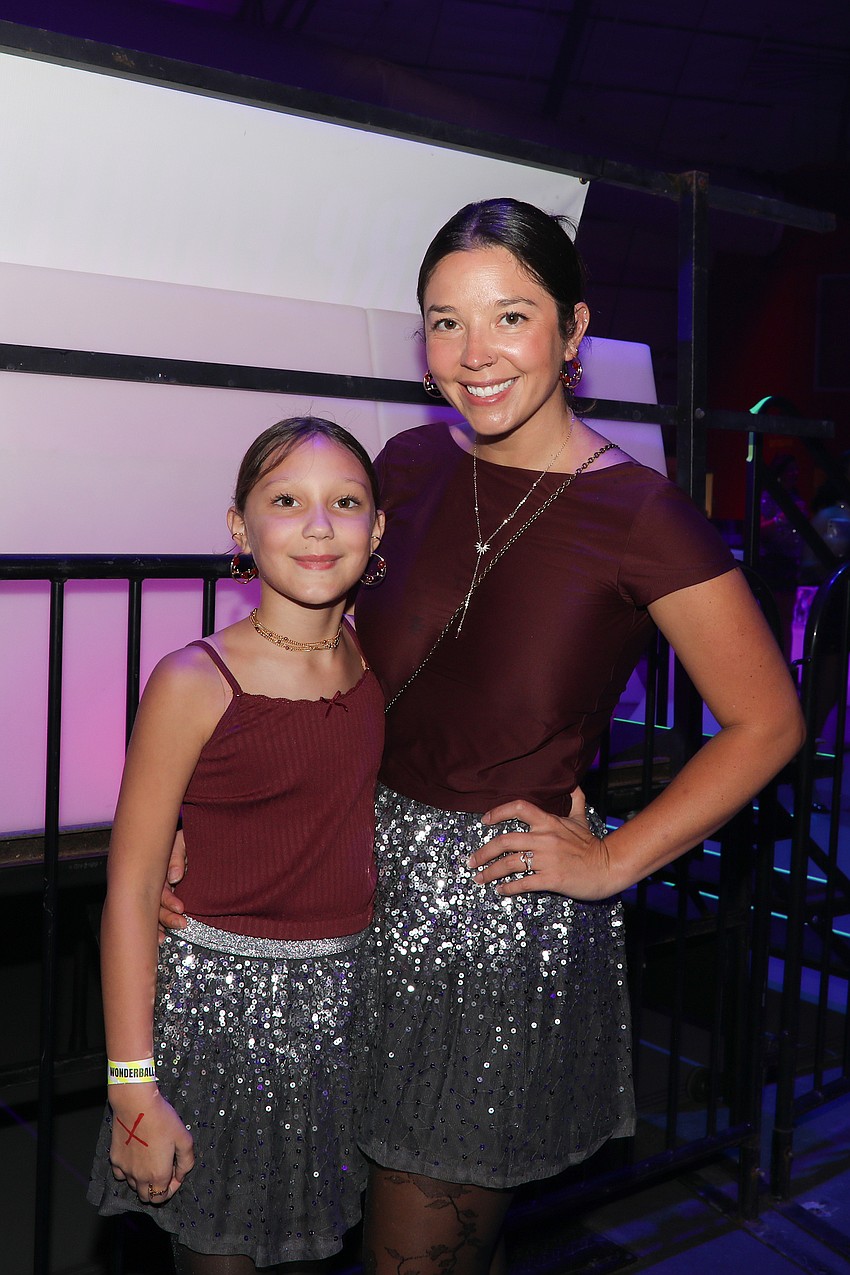 All ages are welcome so 10-year-old Gabby Yates brought her mom, Leanndra, to the dance party.