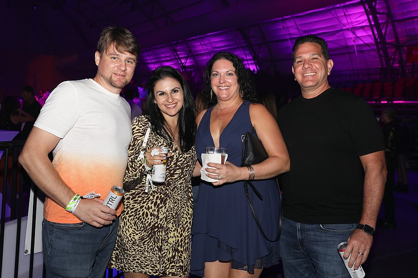 Vidas and Elina Orloeas with Alicia and Bryan Minteer