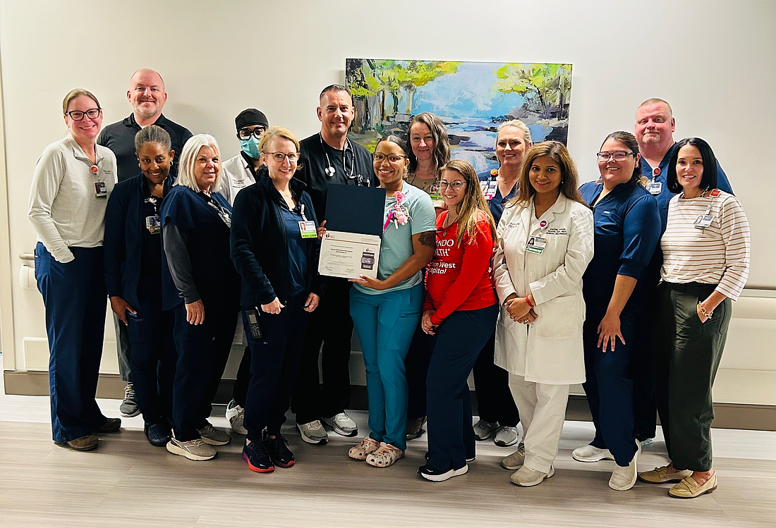 Orlando Health Horizon West Hospital received the American Heart Association Get With the Guidelines Resuscitation Silver Award.