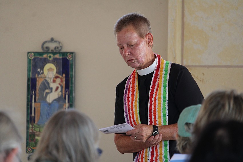Rev. Nikki Seger reads 
