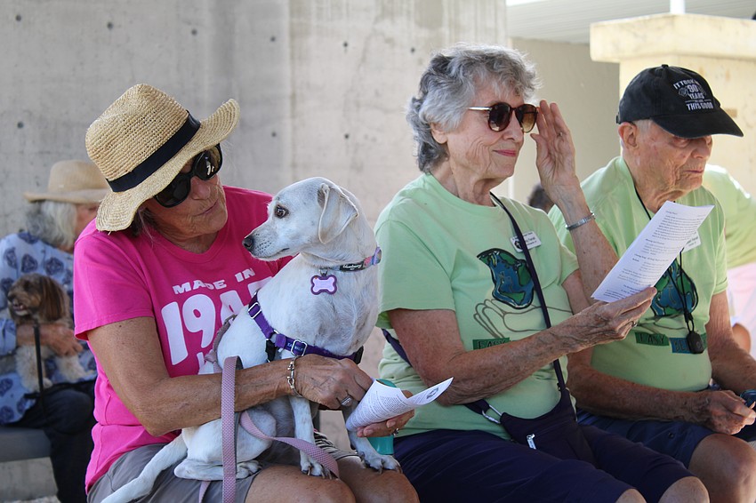 Siesta Key pet owners brought dogs of many breeds to the Oct. 4 blessing for the Feast of St. Francis at St. Boniface Episcopal Church.