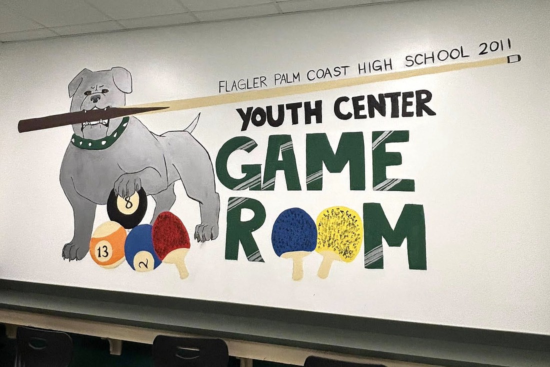 A mural from 2011. The Flagler County Youth Center opened in 2005. Courtesy photo