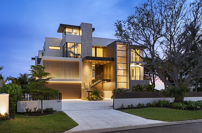 Lunara is located in Sapphire Shores, just south of the Ringling Museum along Sarasota Bay.