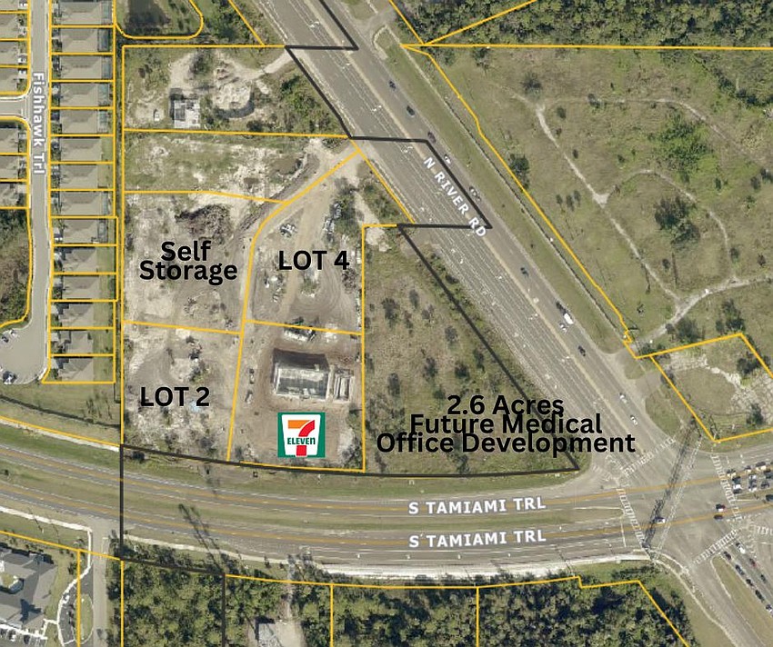 Myakka Crossing Commercial Park is a 7.5-acre mixed-use development between Venice and North Port near Wellen Park.