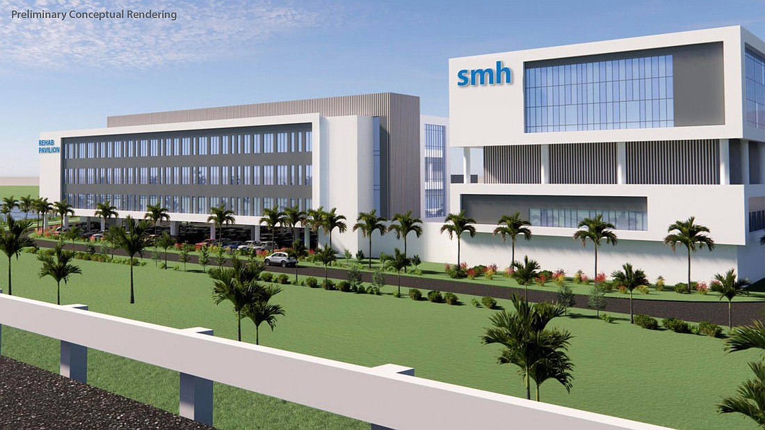 The rehabilitation pavilion at Sarasota Memorial Hospital's Venice campus will span 83,000 square feet.