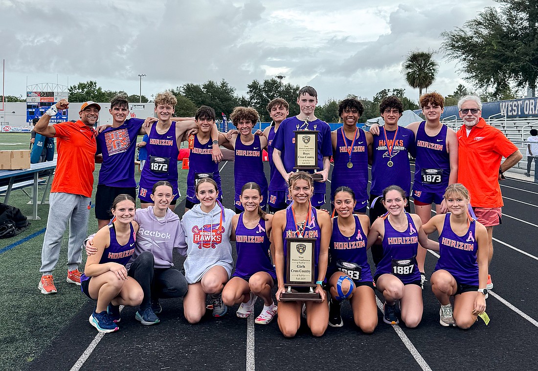 Both the Horizon boys and girls cross-country teams claimed the top spots at the Metro West Championship. Both teams took a top placement in individual runners, as well.