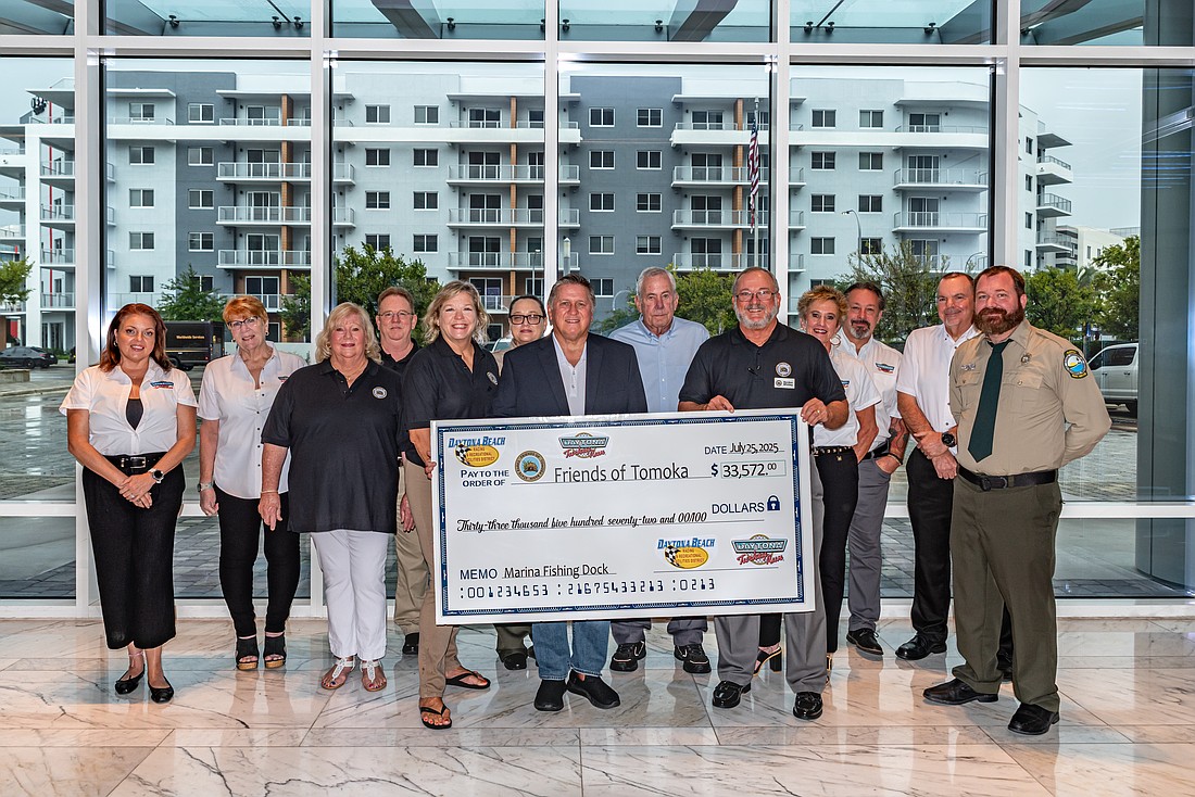 The Friends of Tomoka Basin State Parks receive a $33,572 grant from the Daytona Beach Racing and Recreation District. Courtesy photo