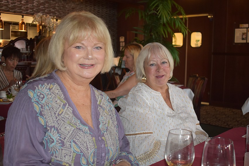 East County's Christine Levine and Kathy Link celebrate Levine's birthday.
