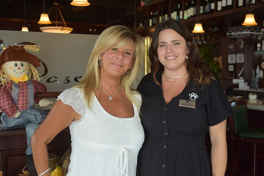 Sarasota's Tammy McDermott and Alison Kanter support animals in any way they can. Both are members of the Diamond Collar Society, the fundraising arm of the Humane Society of Sarasota County.
