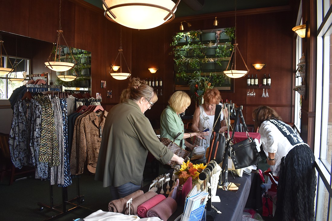 A private dining room is transformed into a pop-up shop.