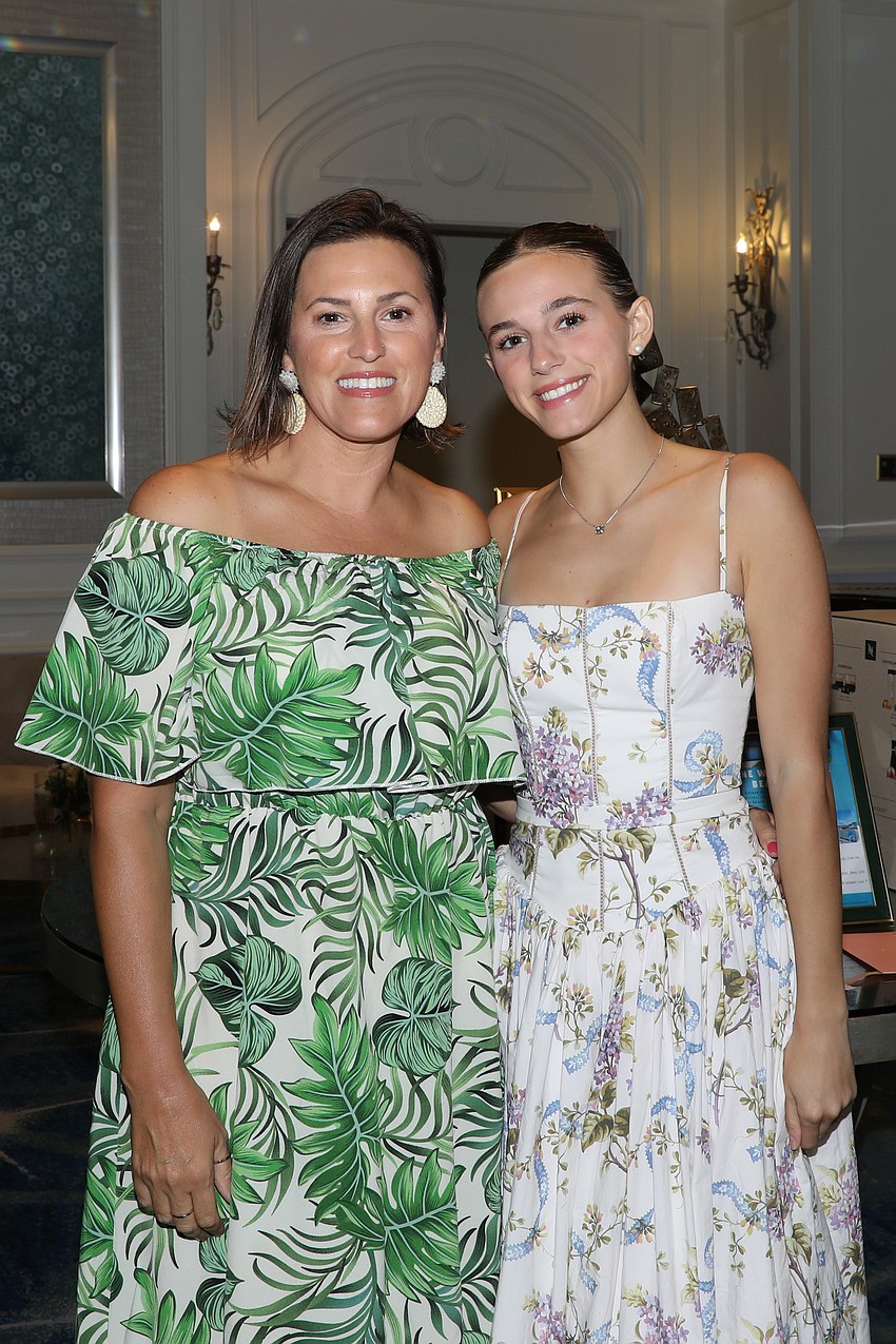 Gina Berriola and her daughter Georgiagrace attend came from Long Island, New York.