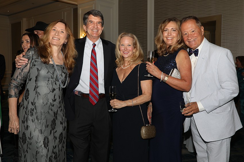 Christine and Malcolm Hamilton-Hall, Catherine Avery, Kim Neely and Jeff Cianti